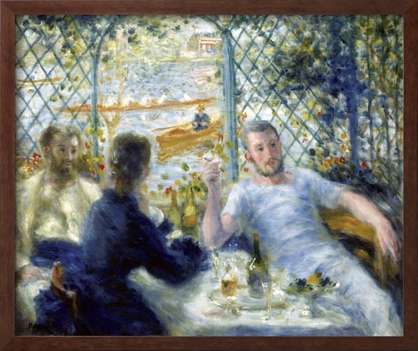 Lunch at the Restaurant Fournaise - Pierre Auguste Renoir Painting